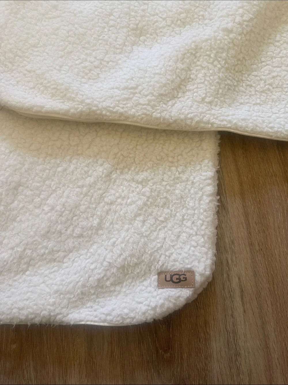 UGG Cream Sherpa pillow covers  (Pair)